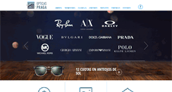 Desktop Screenshot of opticaspraga.com